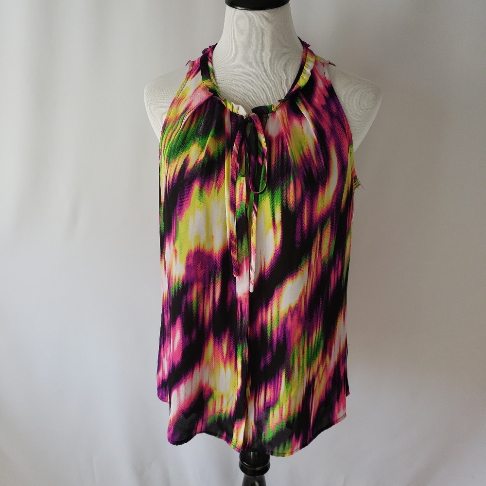 🎄Worthington🎄 multicolored sleeveless blouse